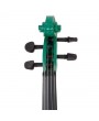 New 4/4 Acoustic Violin Case Bow Rosin Green