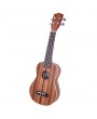 Glarry UK301 21" Soprano Rosewood Fingerboard Matte Zebra Wood Ukulele