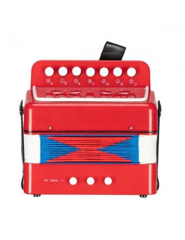 7-Key 2 Bass Kids Accordion Children's Mini Musical Instrument Easy to Learn Music Red